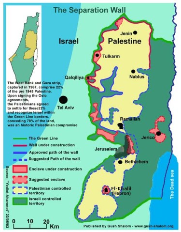 il Berliner Mauer tedesco e l'apartheid wall israeliano